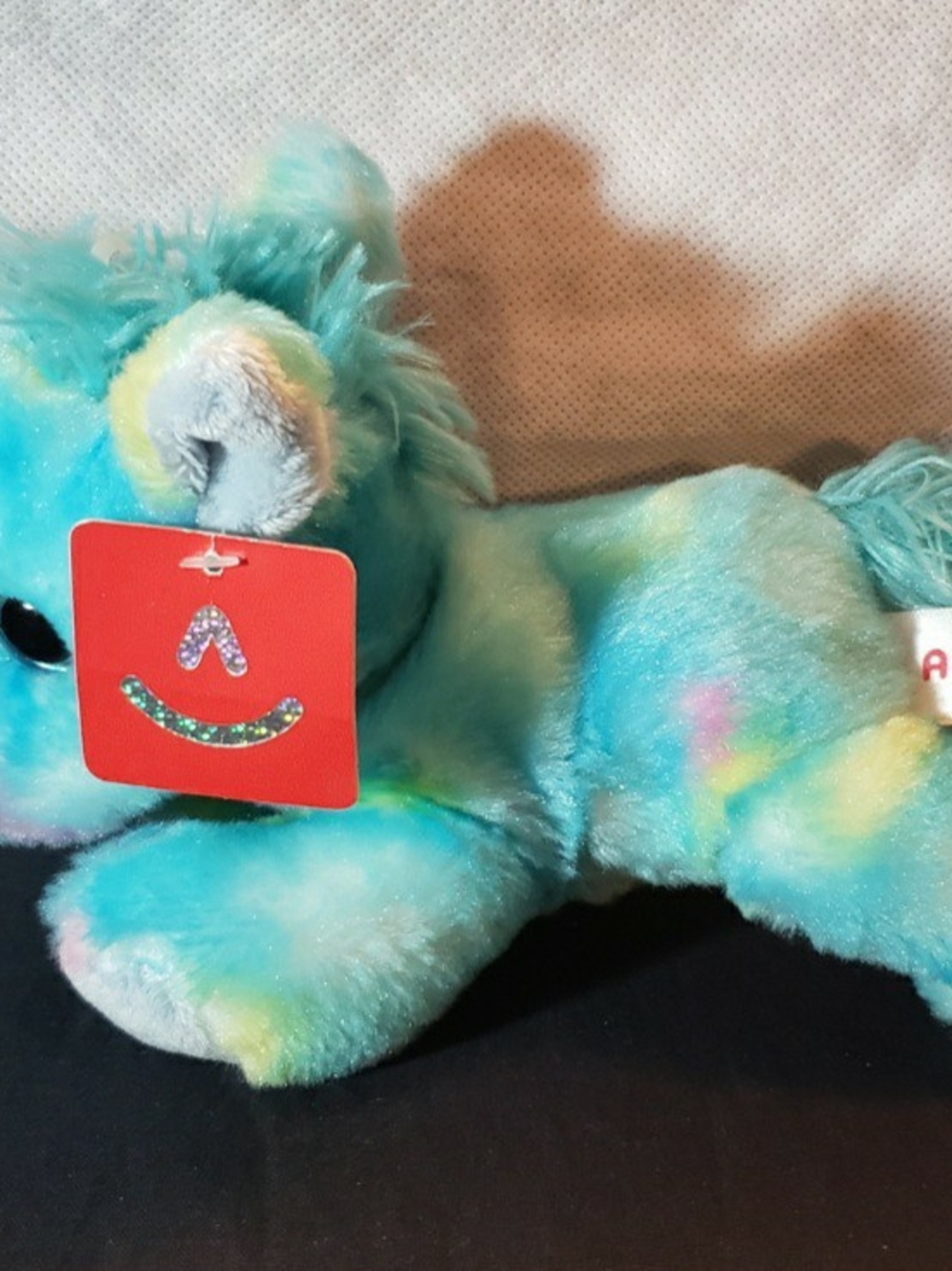 Aurora 9" Blueberry Ripple Unicorn Plush Blue Tie Dye Eco Stuffed Animal Toy NWT